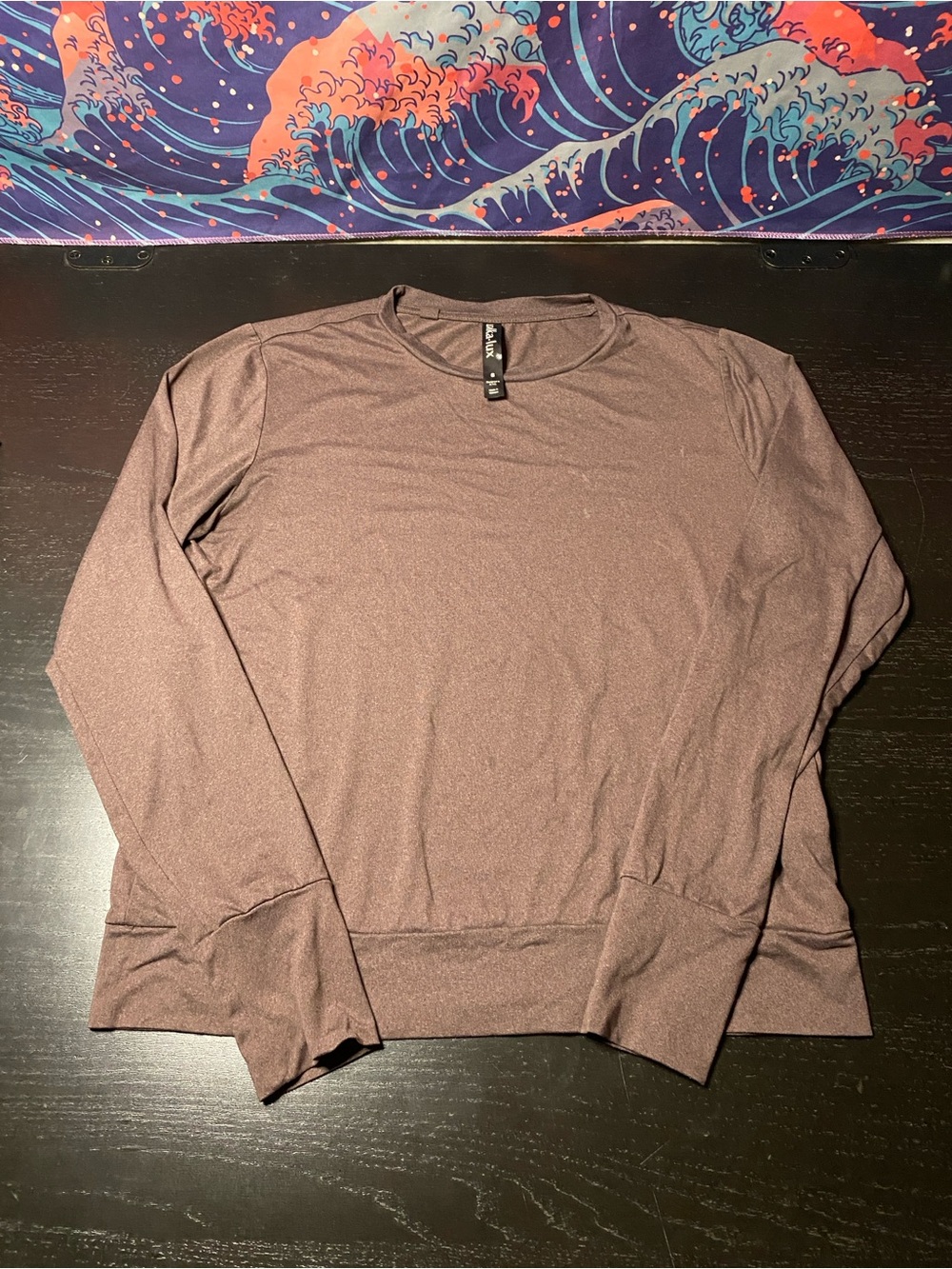 lukka Lux Crewneck Sweatshirt in Mauve Brown